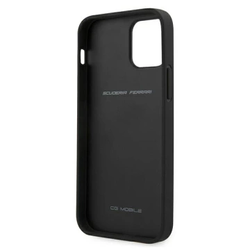 Etui na telefon Ferrari iPhone 12 Pro Max 6,7" czarny/black hardcase Off Track Quilted