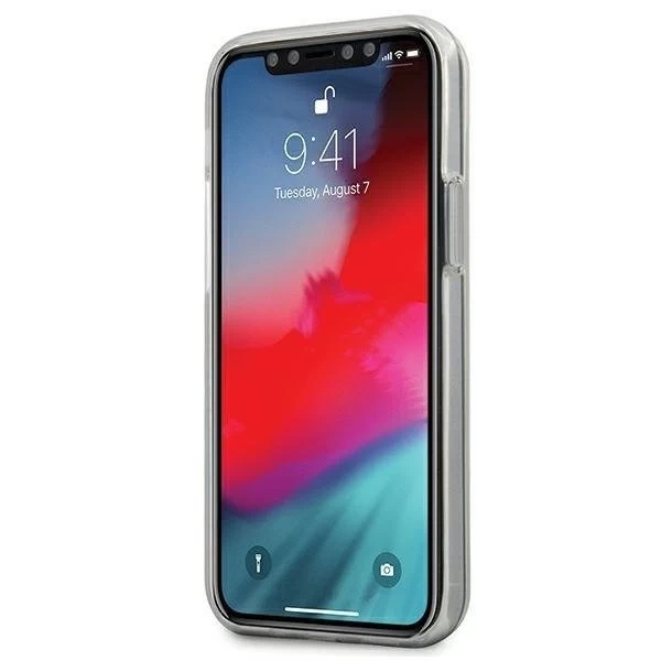 Guess GUHCP12SPCUMPTBK iPhone 12 mini 5,4" czarny/чорний жорсткий чохол Metallic Collection