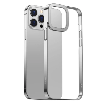 Baseus Glitter Case transparent cover iPhone 13 Pro Max silver (ARMC000512)