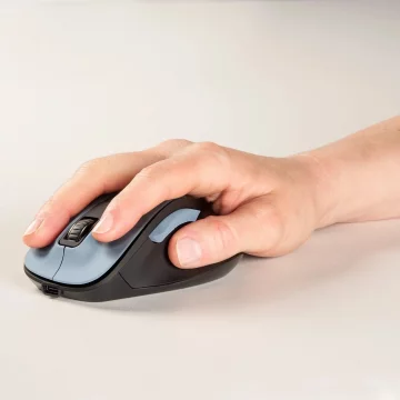 Mysz bezprzewodowa Hama MW-500 V2 z akumulatorem jasnoniebieska