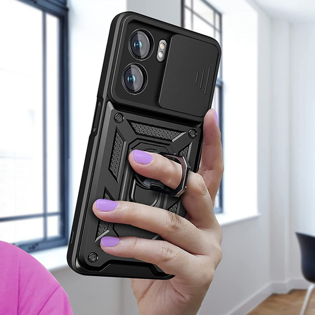 Чохол Alogy Camshield Stand Ring Case з кришкою камери для Oppo A57 5G / A77 5G