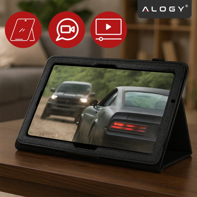 Pouzdro pro Lenovo Tab M11 10,95" TB330FU/TB330XU/TB331FC Kryt stojanu Tablet Flip Cover Pouzdro Alogy Black