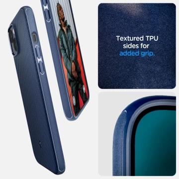 Etui Spigen Mag Armor für Apple iPhone 14 Plus Marineblau