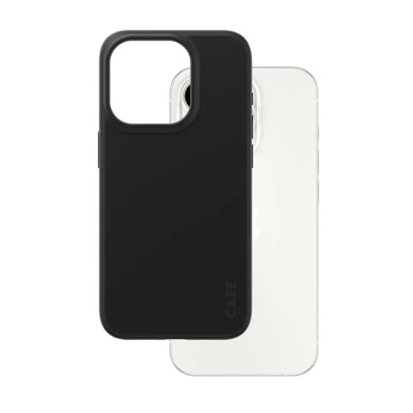 Etui do iPhone 15 Pro CARE von PanzerGlass Furchtlos modisches Schwarz