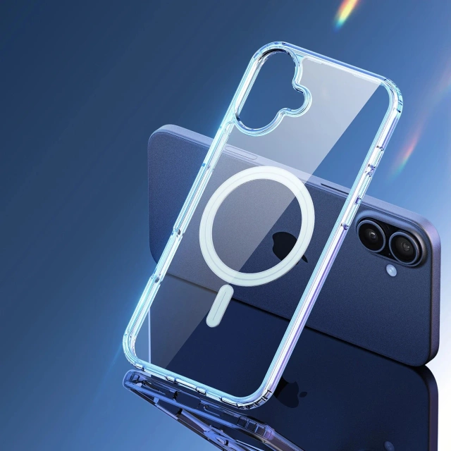 Etui MagSafe do iPhone 16 Dux Ducis Clin Mag Przezroczyste