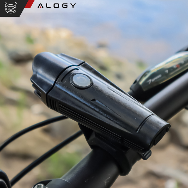 Svetlo na bicykel 2v1 Predné Zadné Vodotesné IPX4 LED Predné Zadné USB Svetlo Svetlo na bicykel Alogy