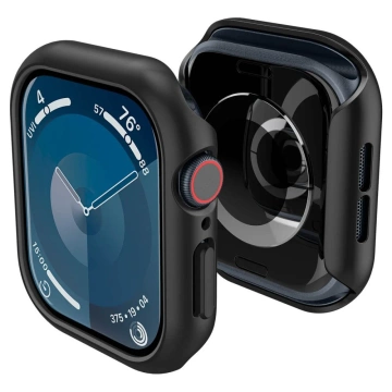 Apple Watch 10 Hülle (46 mm) Schwarz Spigen Thin Fit