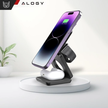 HUB splitter Alogy Adaptér pre počítačový notebook s USB-C na 3x USB-A 2.0 1x USB-A 3.0 sivý