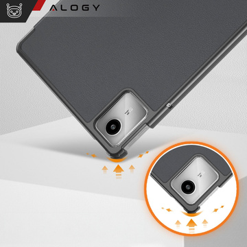 Pouzdro pro Lenovo Tab M11 10,95" TB330FU / TB330XU / TB331FC Book Case Cover with Flip Housing Case Cover Alogy Grey Glass Stylus