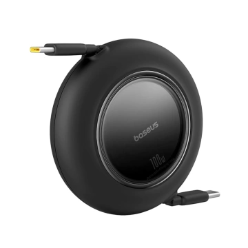 Kabel Baseus Free2Pull Mini 100W USB-C – USB-C 2m Czarny