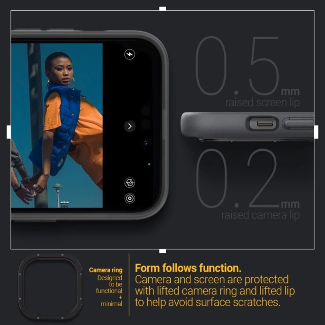 Etui Caseology Skyfall pro Apple iPhone 14 Pro Max Matte Black