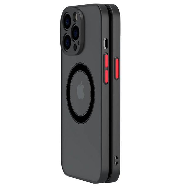 Pouzdro pro Apple iPhone 13 Pro Max Alogy Hybrid Mag Case pro MagSafe s ochranou fotoaparátu matně černé