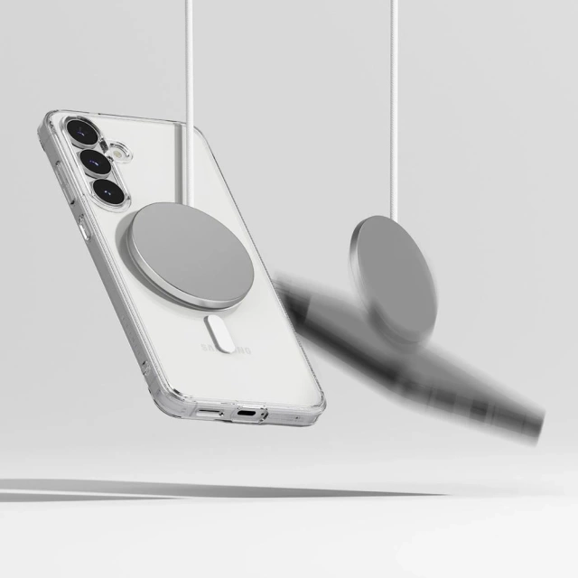 Etui Ochronne do Samsung Galaxy S25 FE Ringke Fusion Magnetic MagSafe Clear