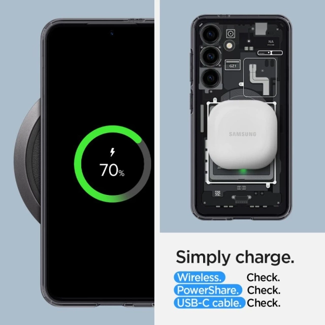 Etui Spigen Ultra Hybrid pre Samsung Galaxy S24 Zero One