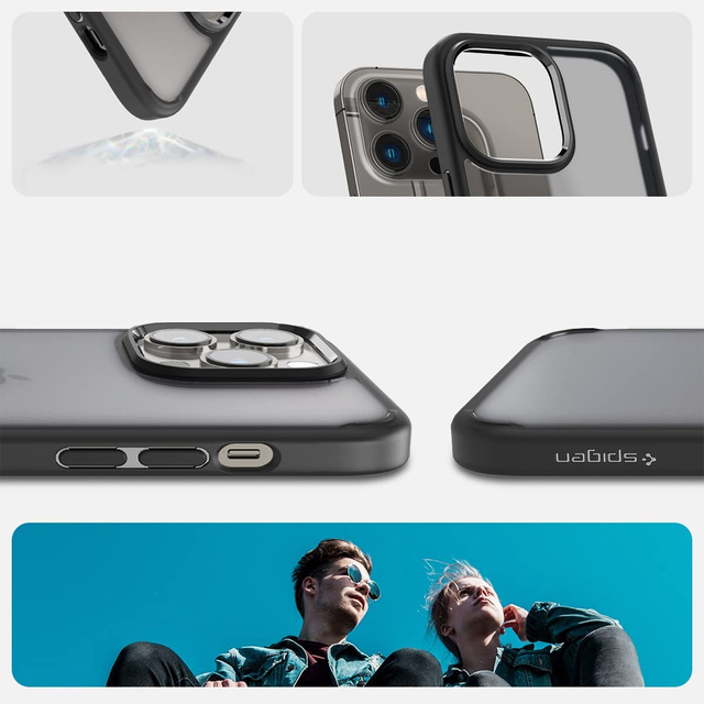 Etui ochronne na telefon Spigen Ultra Hybrid Case obudowa do Apple iPhone 14 Pro Max Frost Black