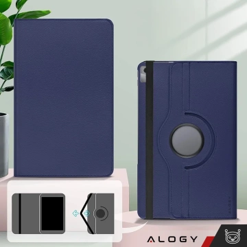 Чохол 360 ​​для Lenovo Tab M11 10.95" TB330FU / TB330XU / TB331FC Поворотна кришка Tablet Flip Cover Case Alogy Navy Blue