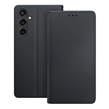 3mk Wallet Case Brieftasche für Samsung Galaxy S23 FE mit Magnetverschluss Schwarz