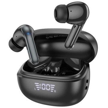 Зарядний чохол для бездротових Bluetooth-навушники HOCO TWS ANC ENC EQ5, чорний