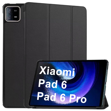 Скляний чохол для Xiaomi Mi Pad 6 / 6 Pro 11" 2023 Tablet Case Alogy Book Cover Case Black Stylus Free