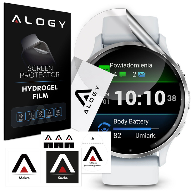 Alogy Hydrogel Protective Film for Smartwatch for Garmin Venu 3 45mm