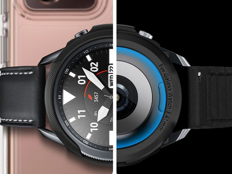 Etui Spigen Liquid Air pre Samsung Galaxy Watch 3 41 mm matná čierna