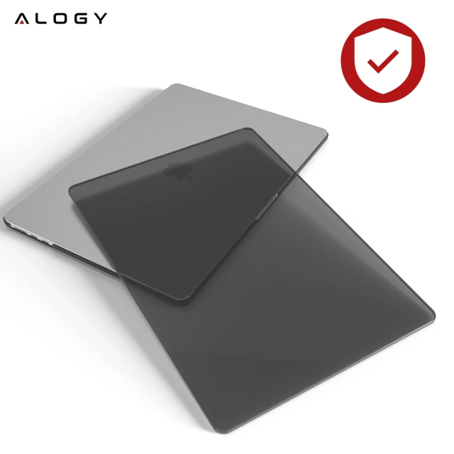 Etui do Apple Macbook Air 13.6 - M2/M3/M4 2022/2023/2024/2025 Alogy AirGuard™ Elastyczna obudowa Matowy Czarny