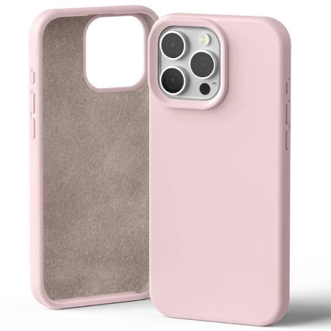 Mercury Silicone Case for iPhone 16 Pro Max 6.9" Sand Pink
