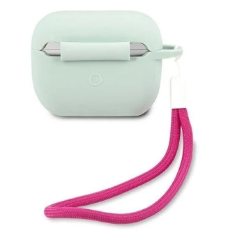 Guess GUACAPLSVSBF kryt AirPods Pro modrý fuchsiový / modrý fuschia silikonový Vintage