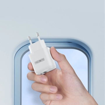 Duzzona wall charger 30W PD QC3.0 USB Type C / USB white (T2)