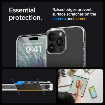 Etui Spigen Ultra Hybrid s Apple iPhone 15 Pro Frost Clear