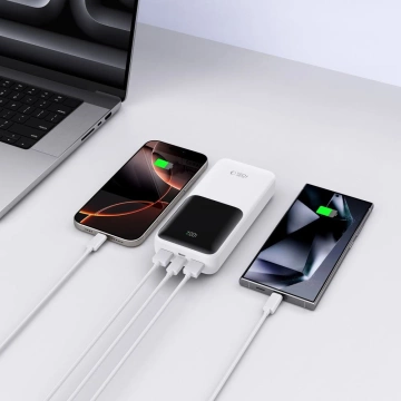 Powerbank Tech-Protect PB02 20000mAh 22.5W Biały USB-A USB-C