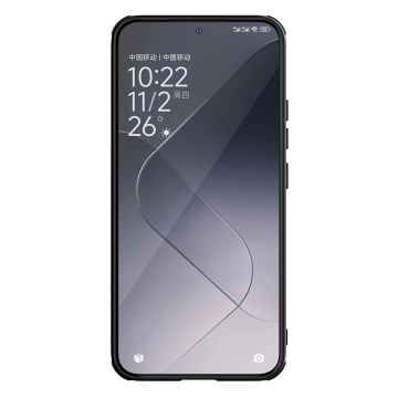 Nillkin CamShield Prop Leder-Magnethülle für Xiaomi 14 Pro – Schwarz