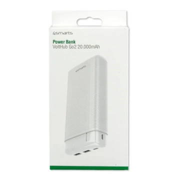 4smart powerbanka VoltHub Go2 20000mAh biela 468729