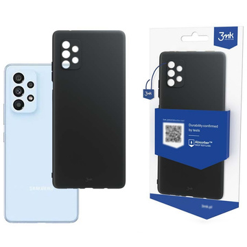 Matné puzdro Odolný kryt telefónu 3mk Matné puzdro pre Samsung Galaxy A53 5G čierne sklo