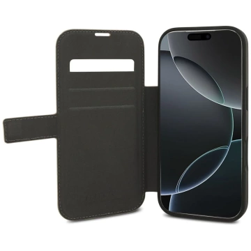 Etui Guess Book 4G Metal Logo do iPhone 17 Pro Różowy