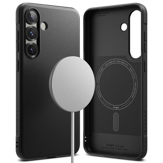 Puzdro Etui pre Samsung Galaxy S25 Plus čierne, magnetické, onyxové, MagSafe