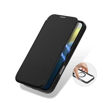Чохол MagSafe Flip для iPhone 16 Dux Ducis Skin X Pro чорний