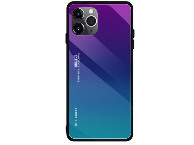 Puzdro Alogy Aurora Armor pre Apple iPhone 11 Pro Max fialovo-modré 03