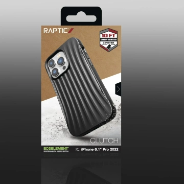 Zadní kryt Raptic Clutch Case pro iPhone 14 Pro černý