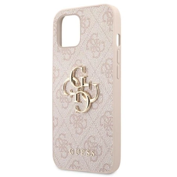 Etui Guess GUHCP13M4GMGPI pre iPhone 13 6,1" pevné puzdro 4G veľké kovové logo