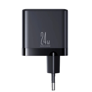 Joyroom JR-TCN03 4×USB-A 24W 4.8A Wall Charger – Black