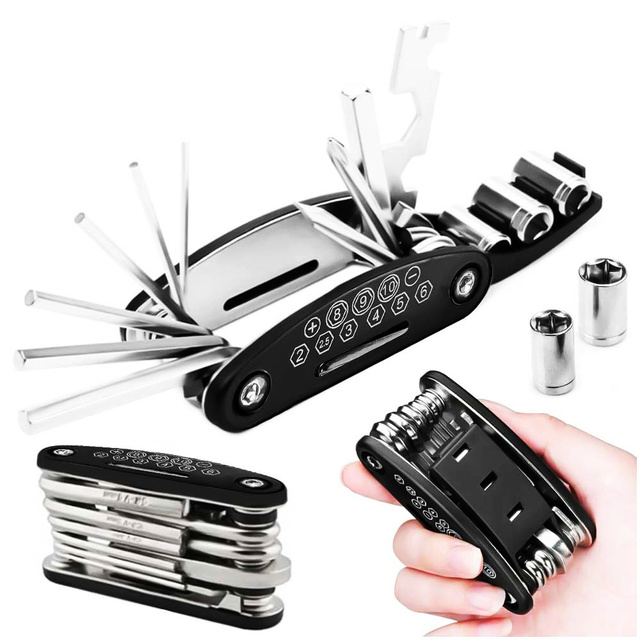 Náradie Multitool kľúče na výmenu pneumatík Alogy na kolobežke / bicykli