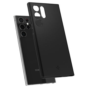 Etui pre Samsung Galaxy S22 Ultra obudowa puzdro Spigen Thin Fit Black