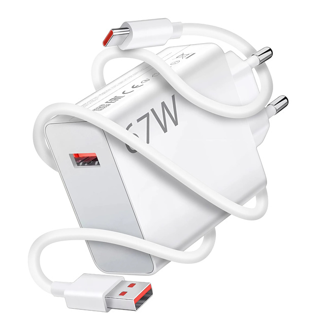 Xiaomi originální kabel USB - USB-C typ C silný rychlý 120W PD 6A 1M drát Bílý