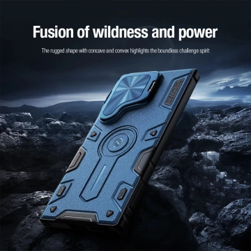 Чохол Nillkin CamShield Armor Prop Case для Samsung Galaxy S24 Ultra - чорний