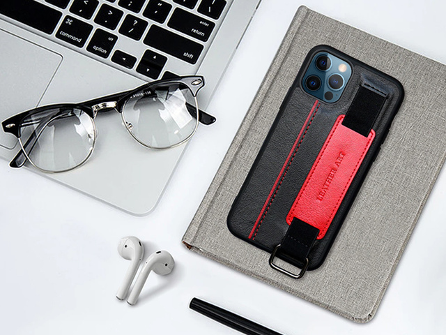 Alogy Leather Case for Apple iPhone 12 Pro Max 6.5 Black