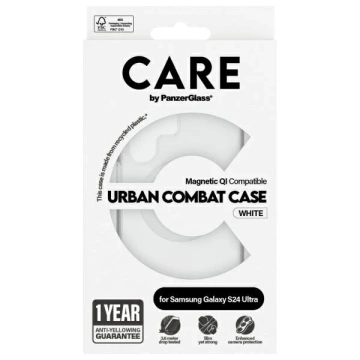 Чохол для Samsung Galaxy S24 Ultra CARE від PanzerGlass Flagship QI прозорий