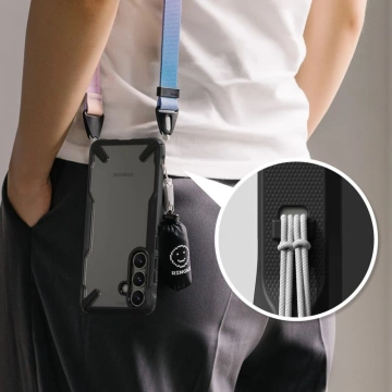 Pouzdro na Samsung Galaxy S25 Plus černé Ringke Fusion X