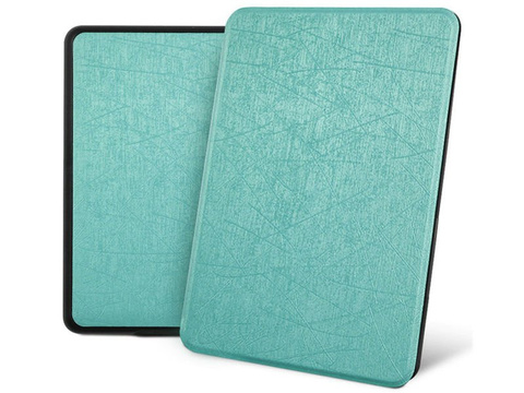 Alogy Leather Smart Case pro Kindle Paperwhite 4 modré lesklé