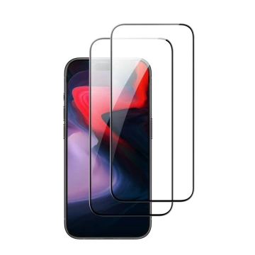 ESR Panzerglas 2er-Pack für Apple iPhone 15 Pro Schwarz